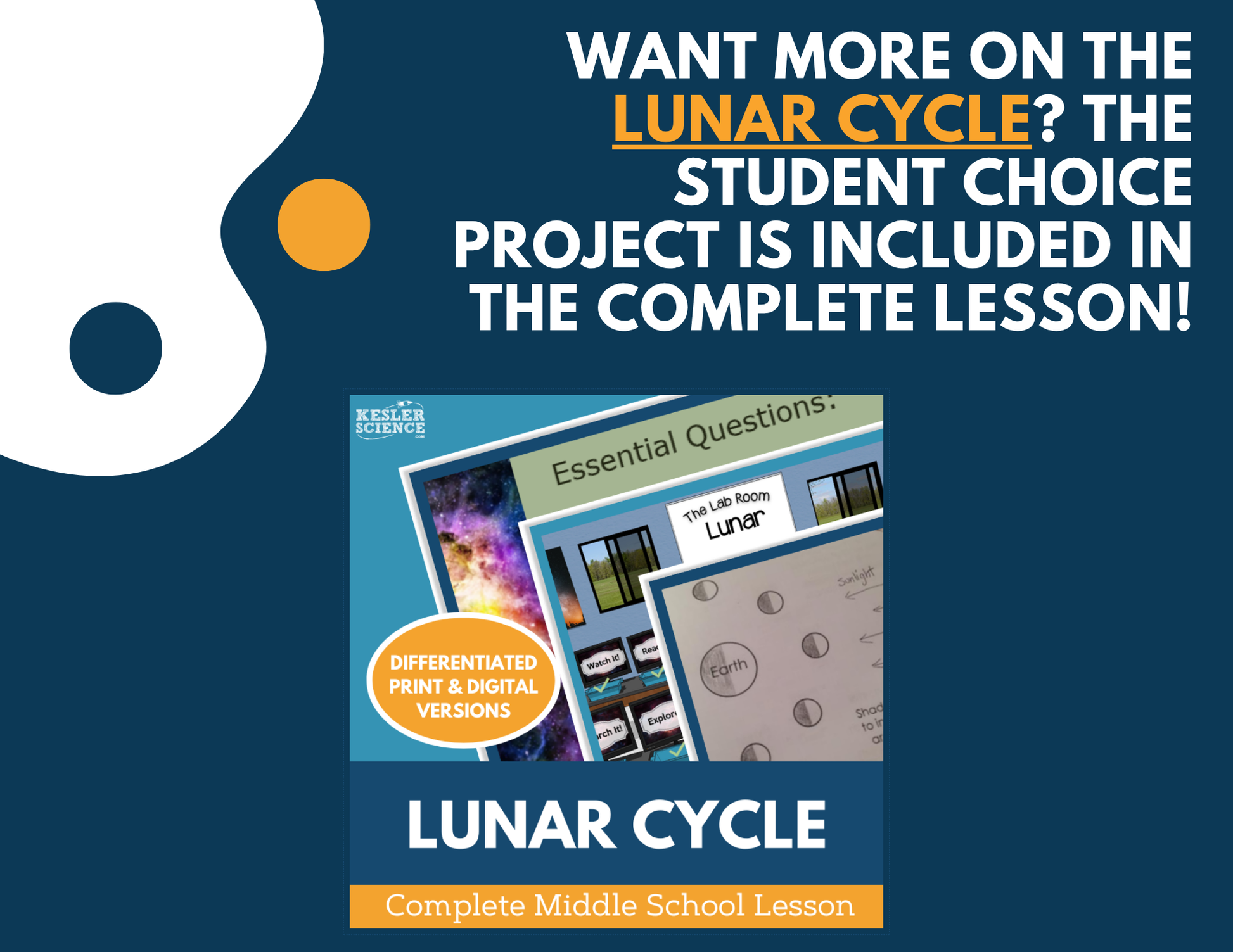 Lunar Cycle - Student Choice Projects - MS