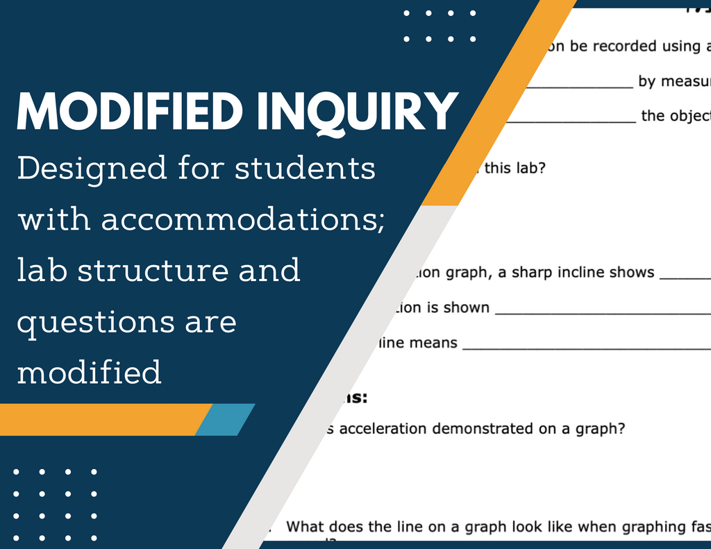 Motion Graphing Inquiry Lab - MS 6-8 Science TEKS