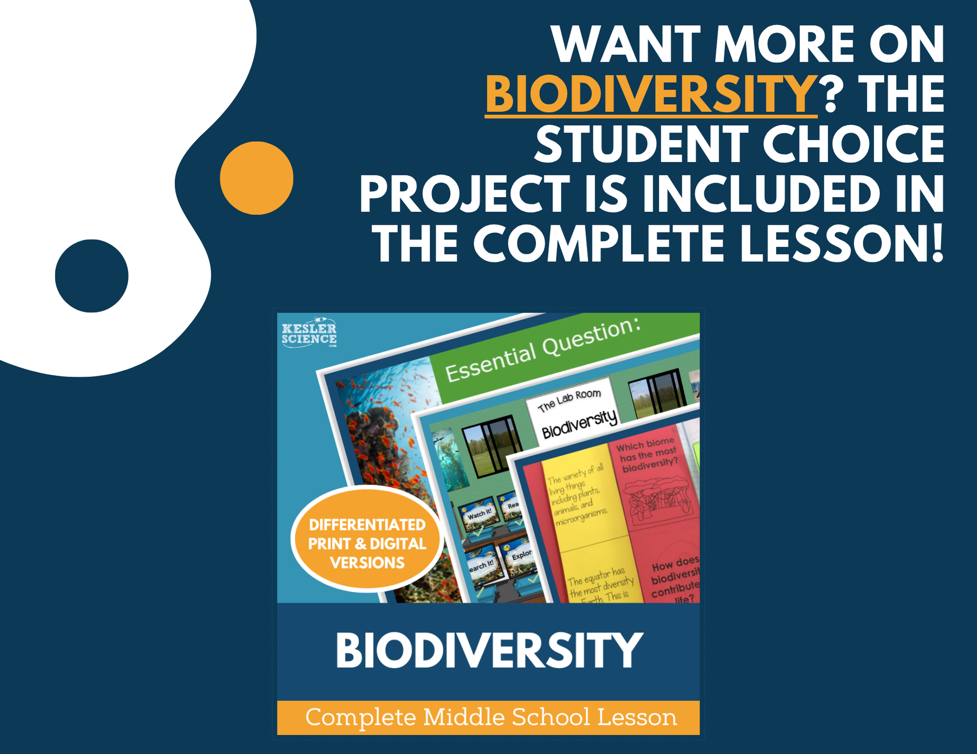 Biodiversity - Student Choice Projects - MS