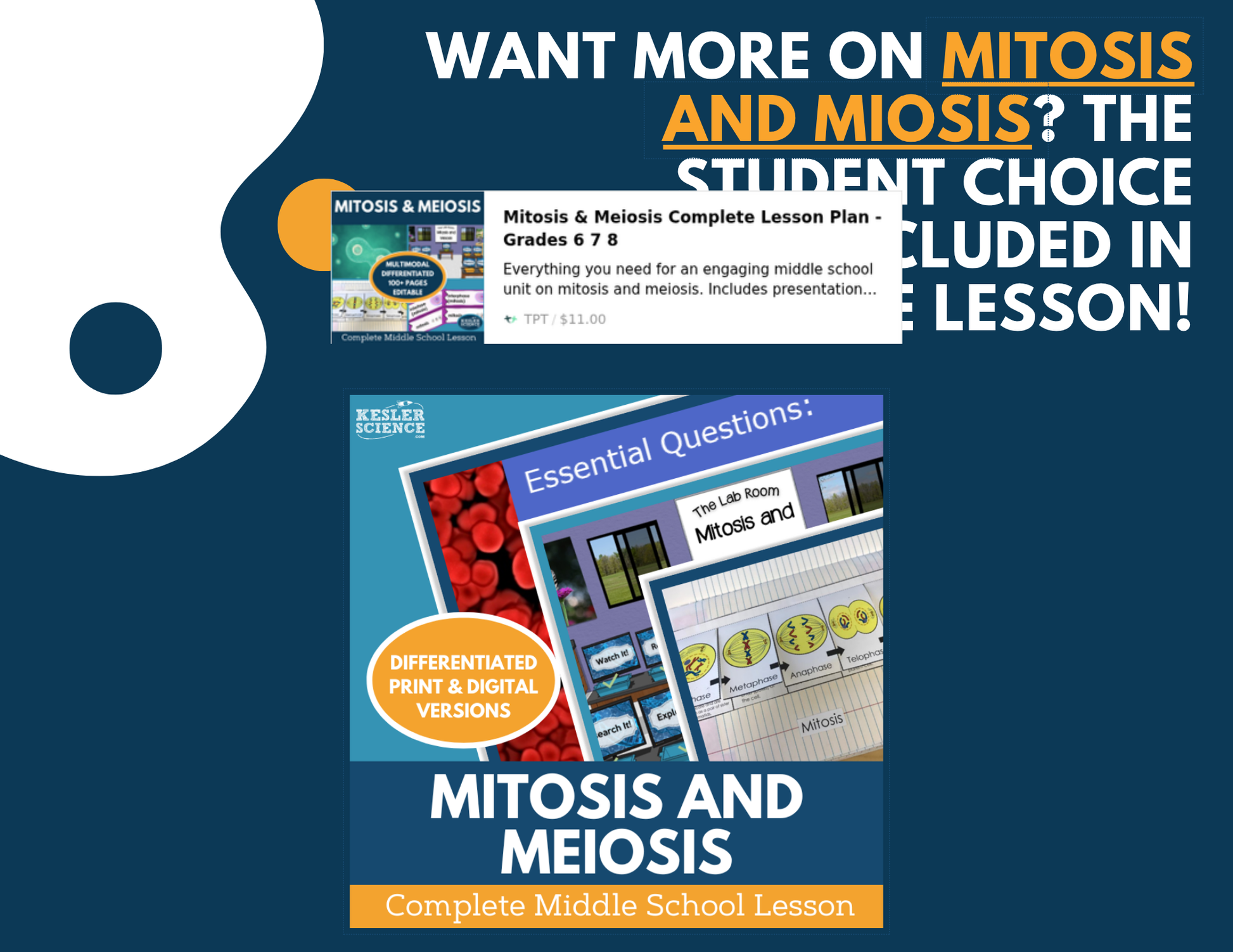 Mitosis & Meiosis - Student Choice Projects - MS