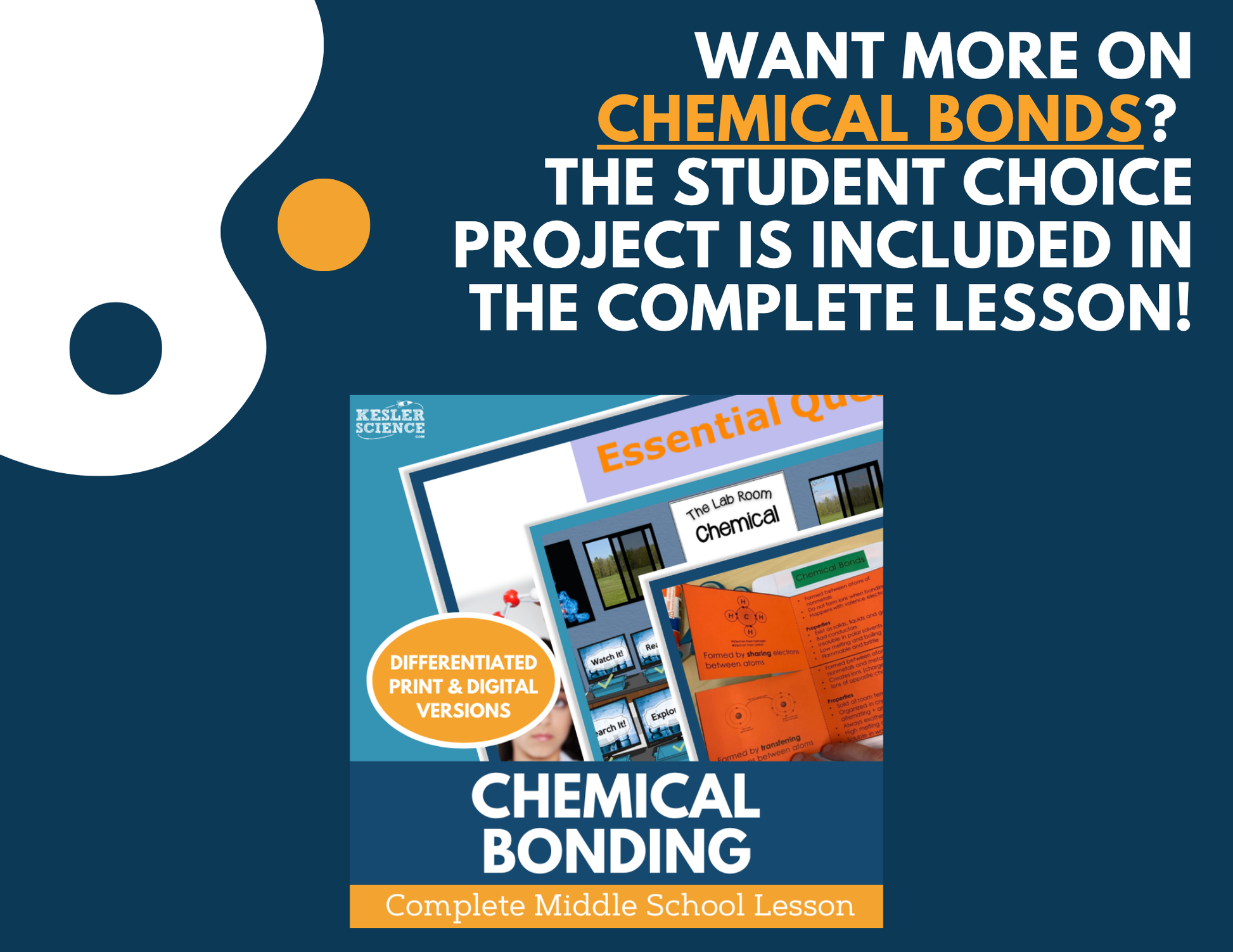Chemical Bonds - Student Choice Projects - MS