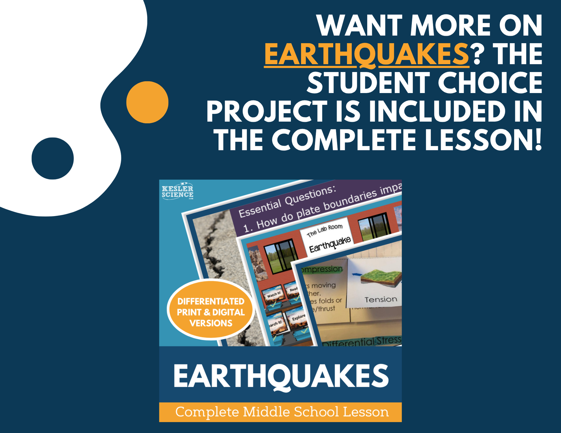 Earthquakes - Student Choice Projects - MS