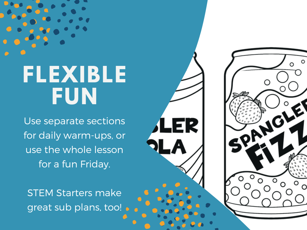 STEM Starters - Soda Can Shake Up - Easy PreK-8