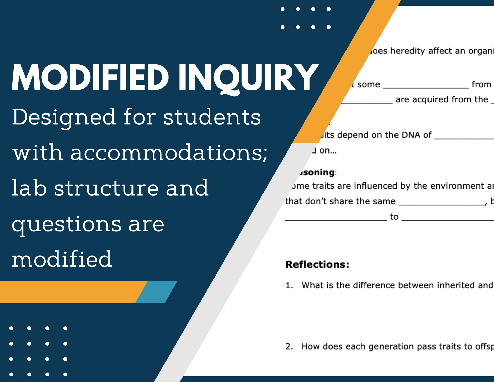 Heredity Inquiry Lab - MS 6-8 Science TEKS