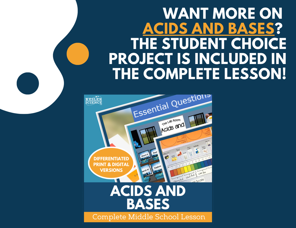 Acid Base Science Projects Acids & Bases - Student Choice Projects - Grades 6-8 – Kesler Science Store
