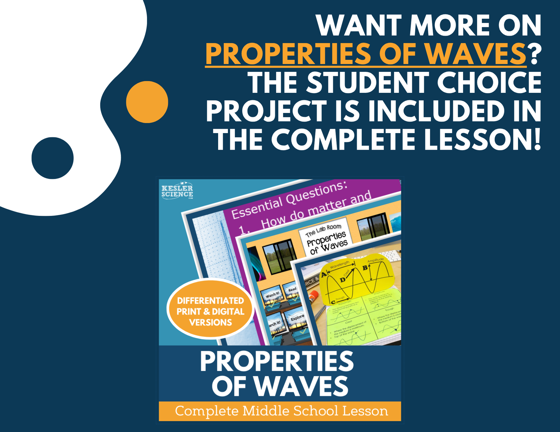 Properties of Waves - Student Choice Projects - MS