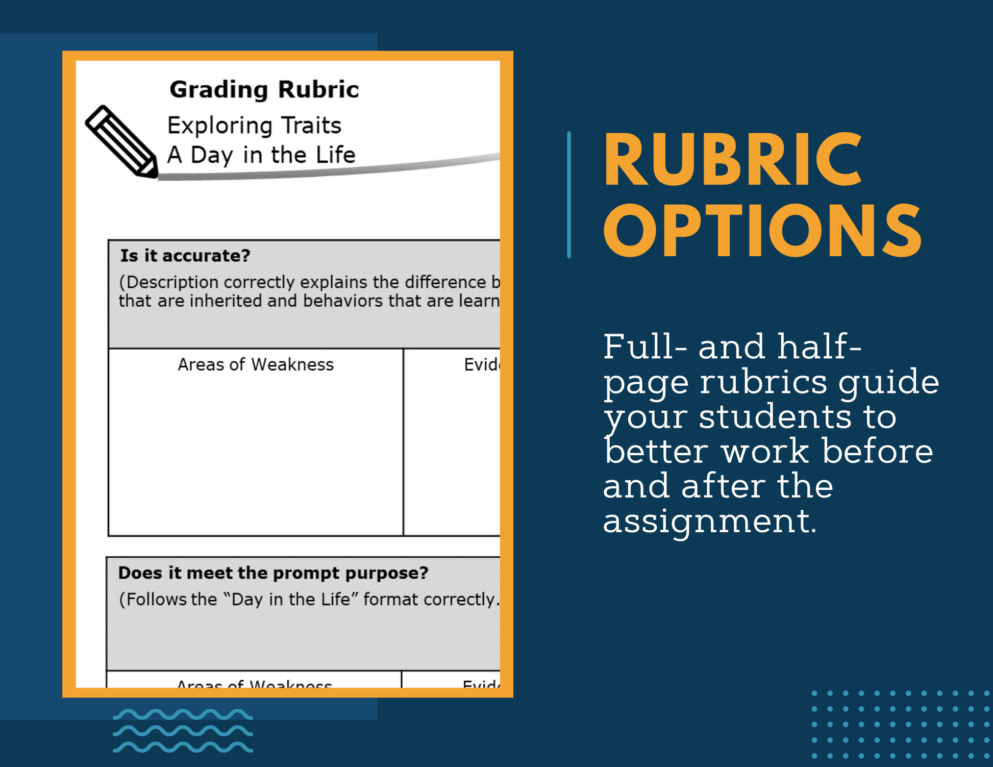 Writing Prompts - Exploring Traits - 4th Gr