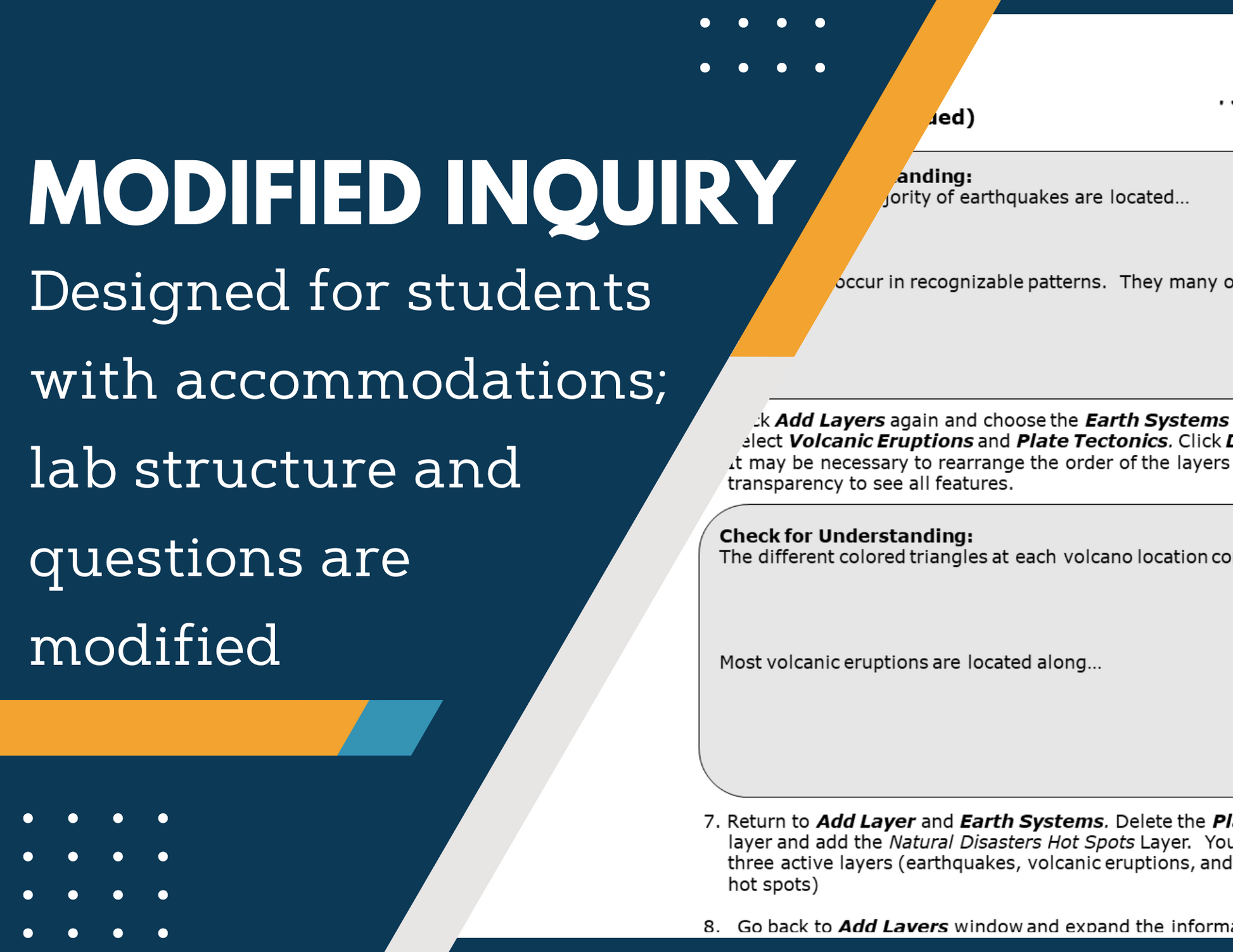 Natural Hazards Inquiry Lab - NGSS MS ESS3-2
