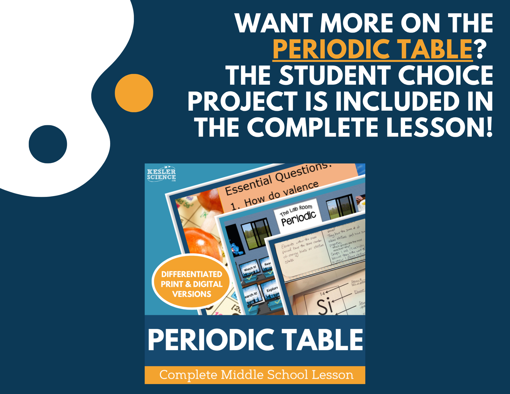 Periodic Table & Reactivity - Student Choice Projects - MS