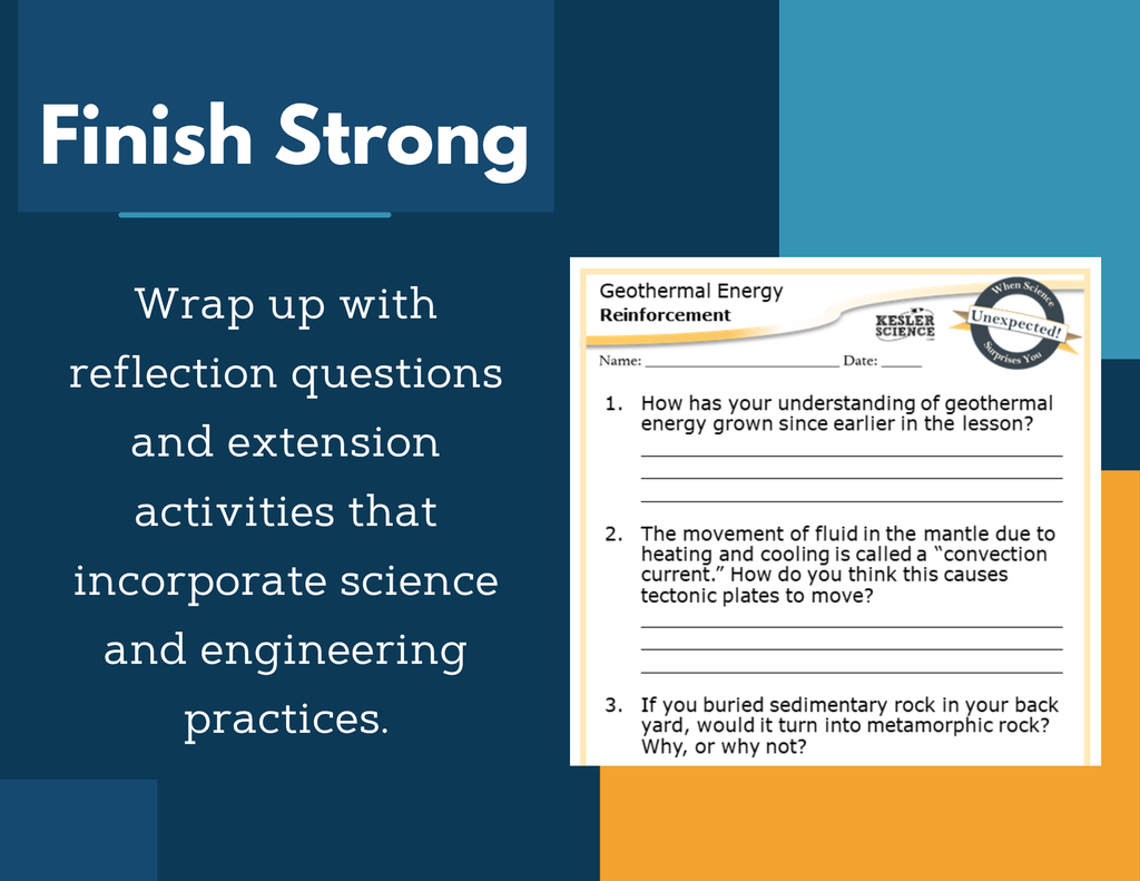 Amazing Anchors Cycling of Earth's Materials (Geothermal Energy) - NGSS MS ESS2-1