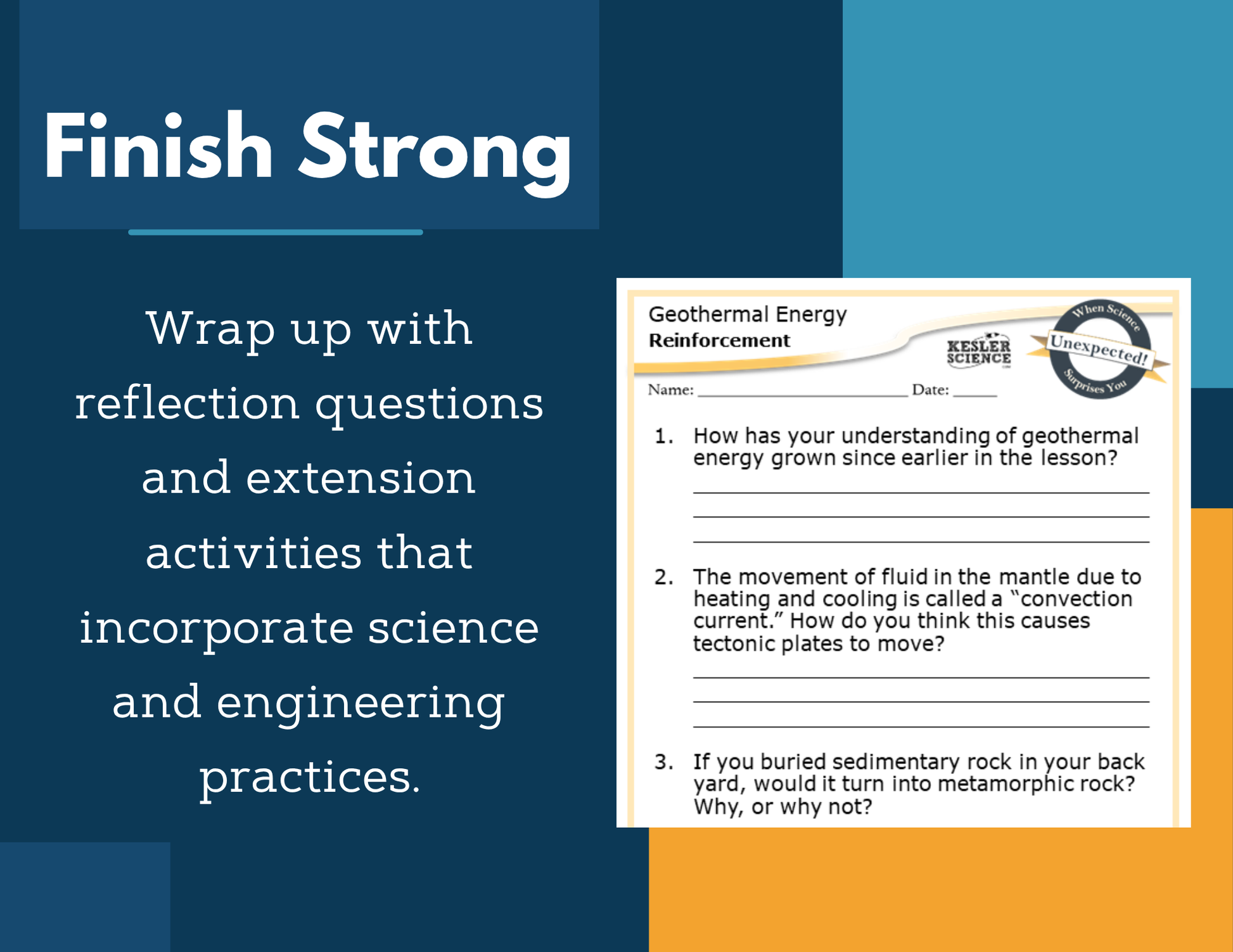 Amazing Anchors Cycling of Earth's Materials (Geothermal Energy) - NGSS MS ESS2-1