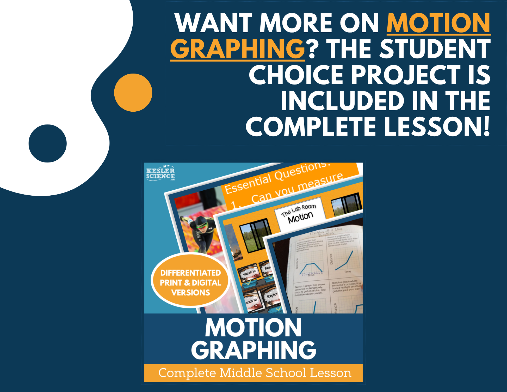 Motion Graphing - Student Choice Projects - MS