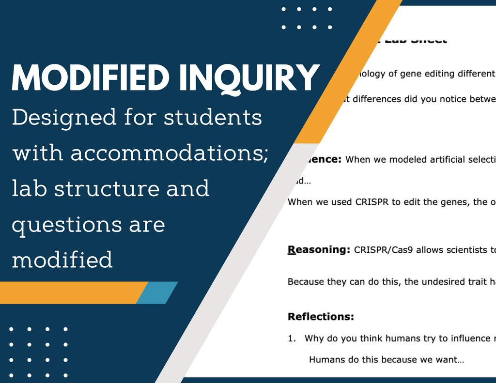 Selective Breeding: CRISPR Technology Inquiry Lab - NGSS MS LS4-5