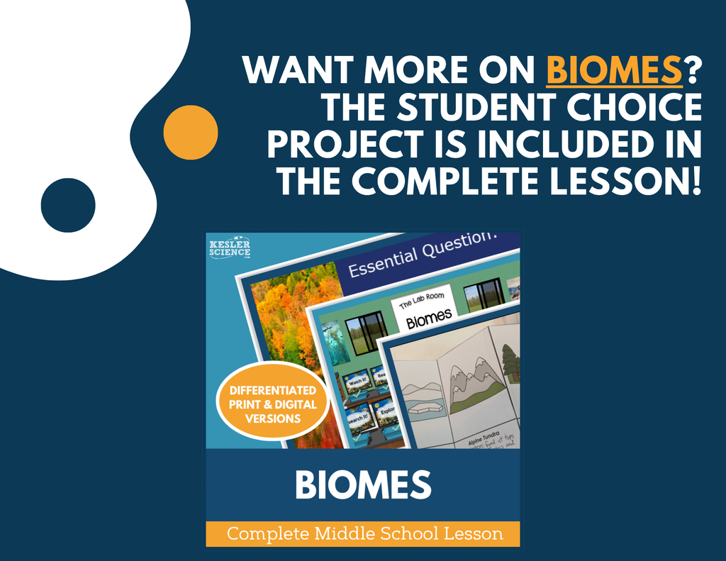 Biomes - Student Choice Projects - MS