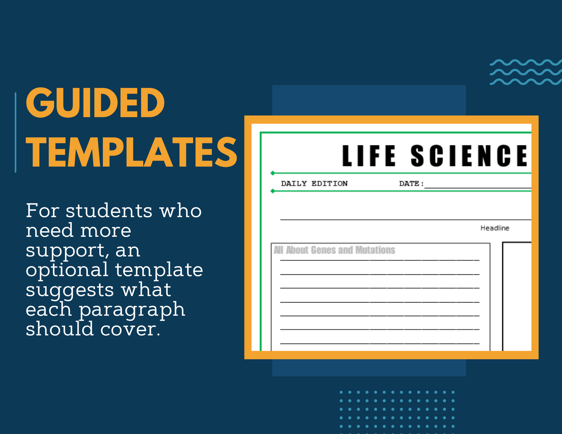 Writing Prompts - Gene Mutations - MS 6-8 NGSS