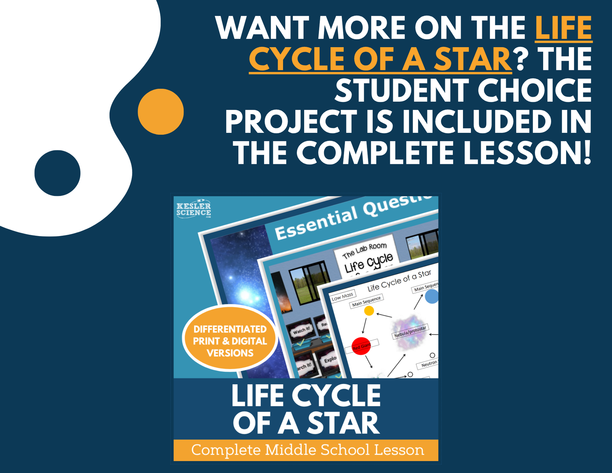 Life Cycle of a Star - Student Choice Projects - MS