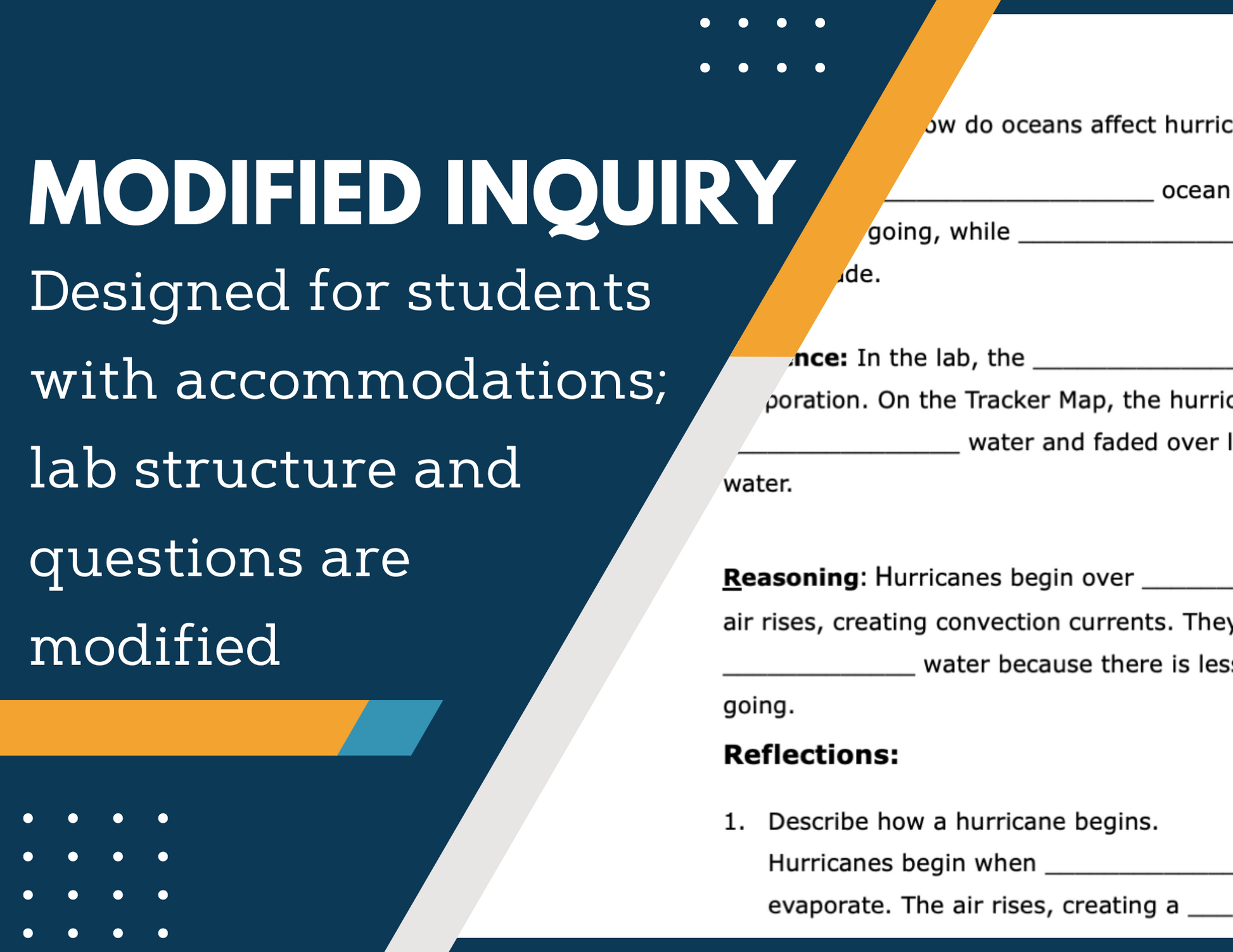 Hurricanes Inquiry Lab - MS 6-8 Science TEKS