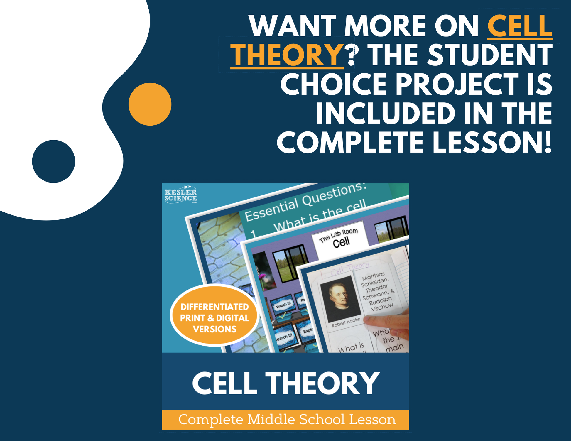 Cell Theory - Student Choice Projects - MS