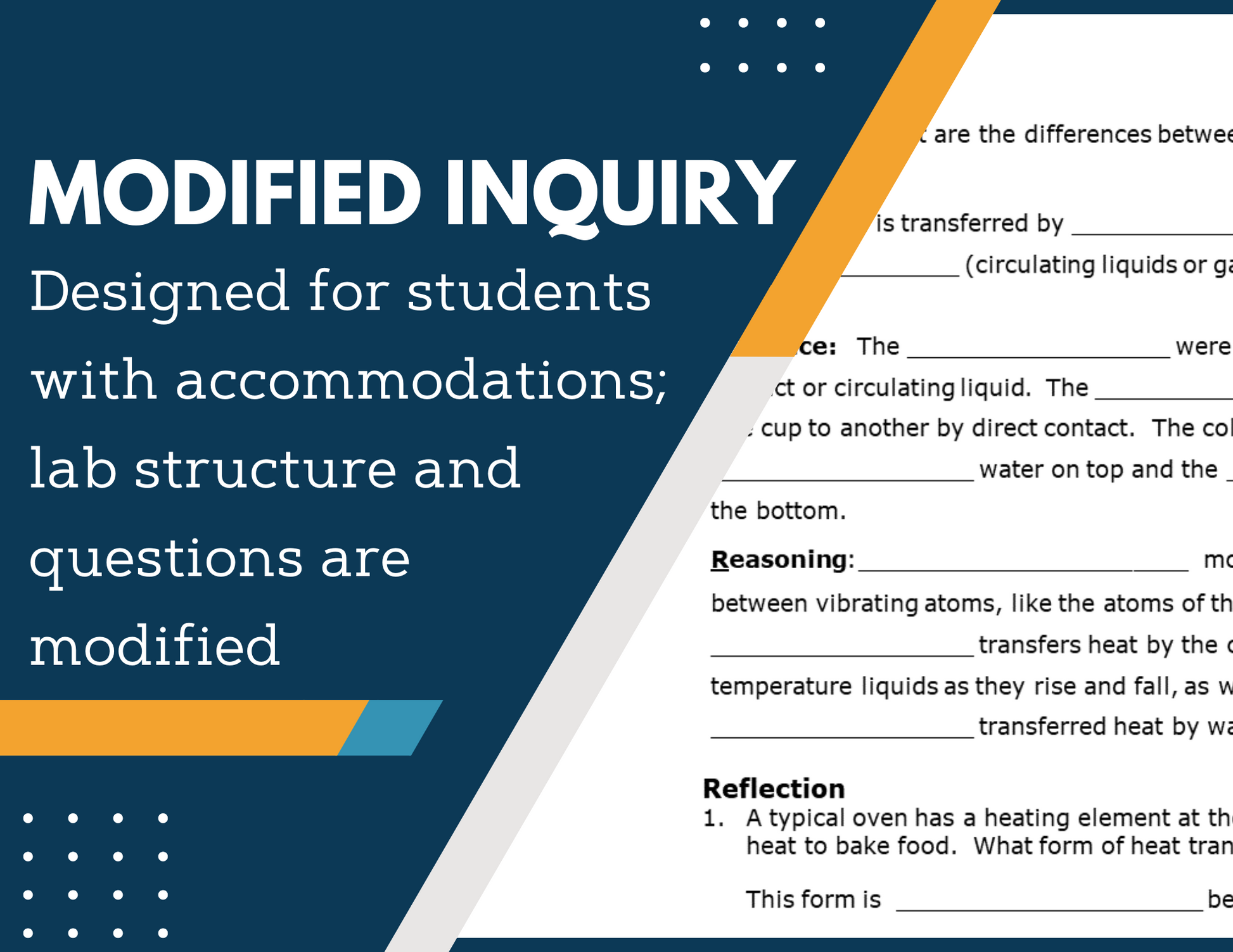 Conduction, Convection, & Radiation Inquiry Lab - MS 6-8 Science TEKS
