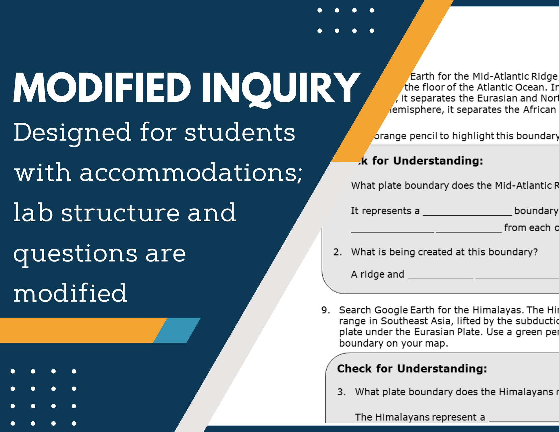 Formation of Crustal Features Inquiry Lab - MS 6-8 Science TEKS