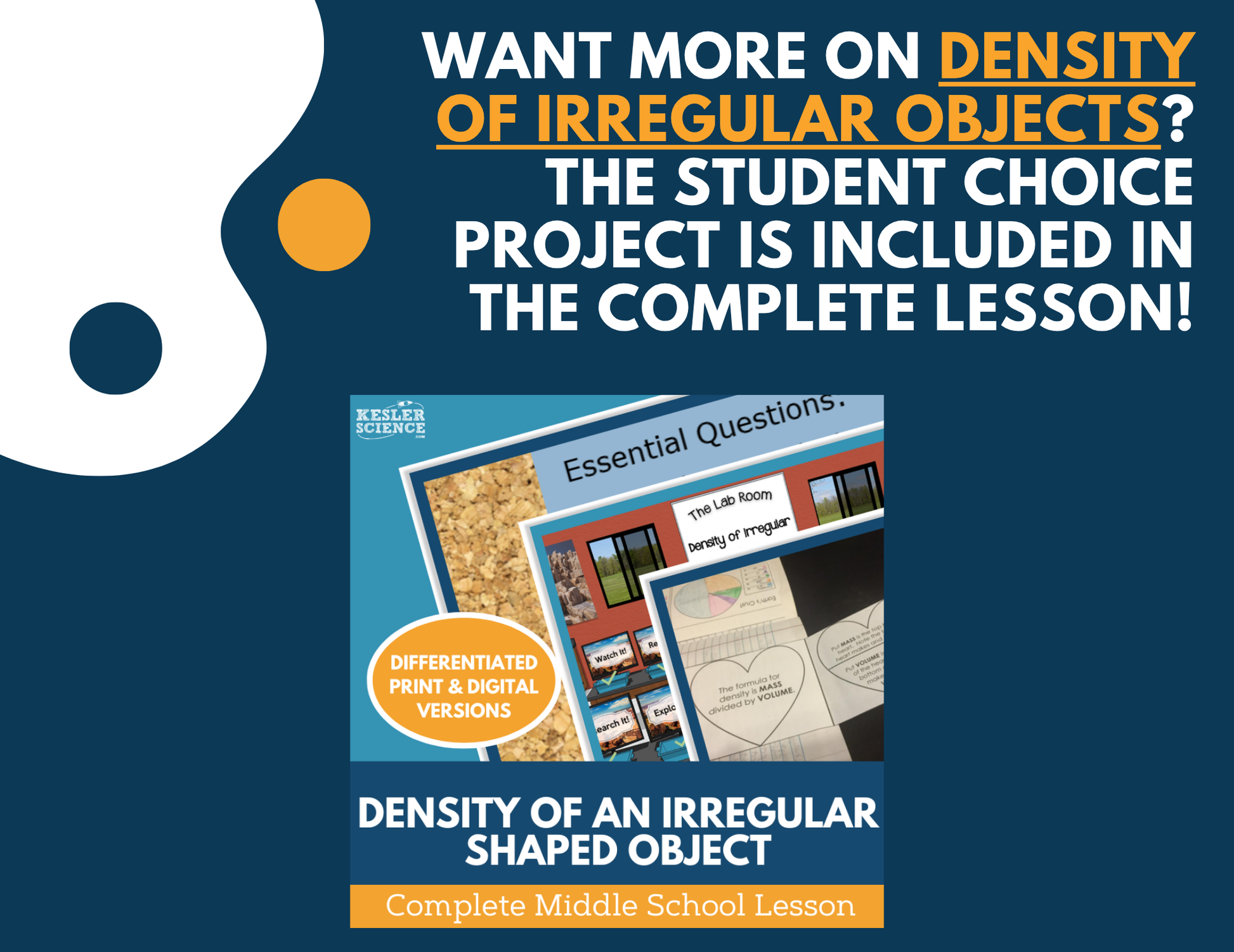 Density of an Irregular-Shaped Object - Student Choice Projects - MS