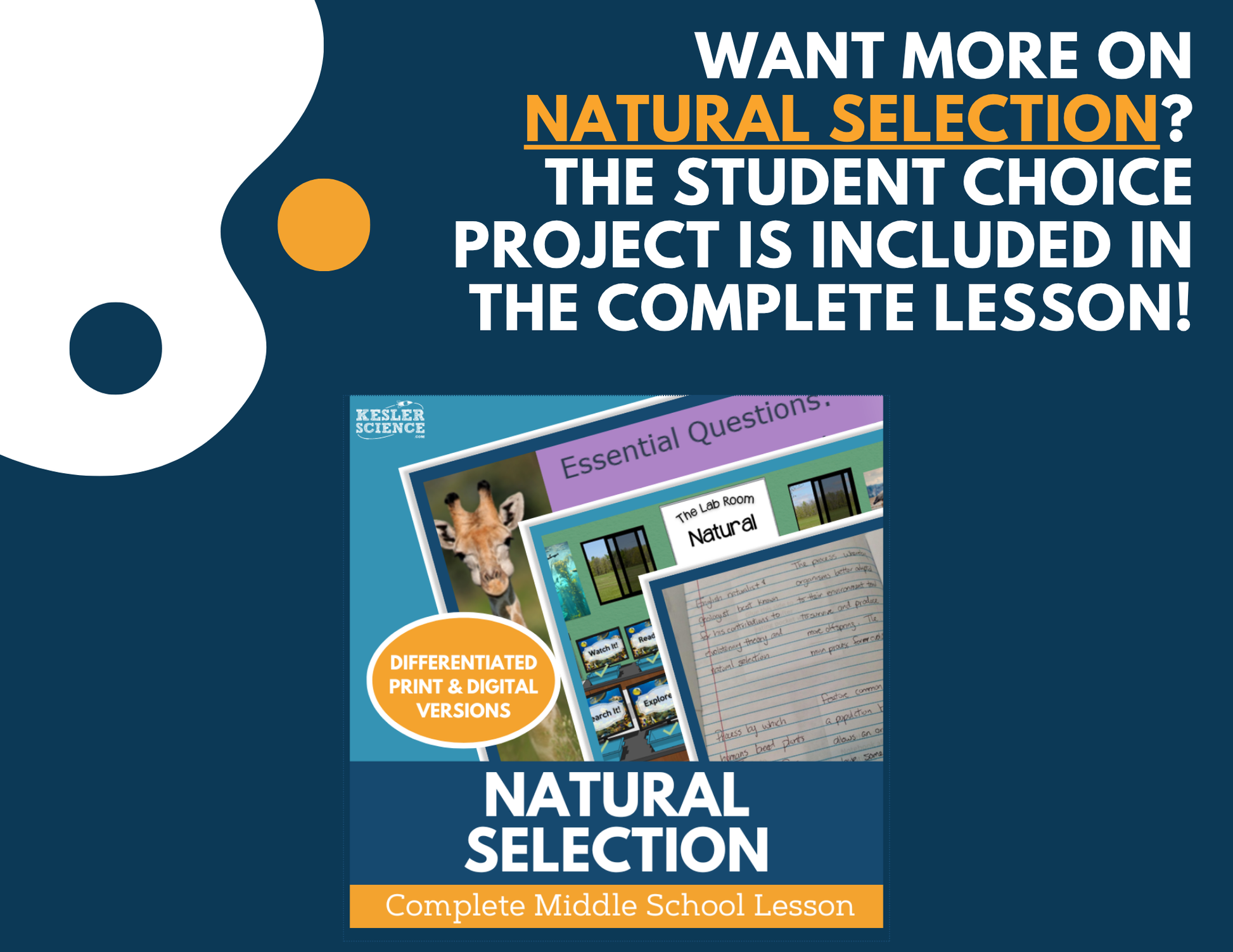 Natural Selection - Student Choice Projects - MS