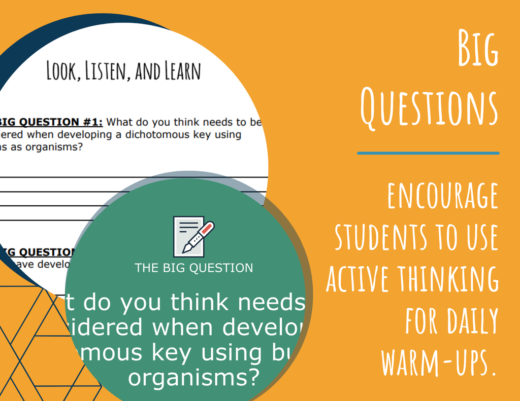 STEM Challenge - Project Keys to the Kingdom - Create a Button Dichotomous Key