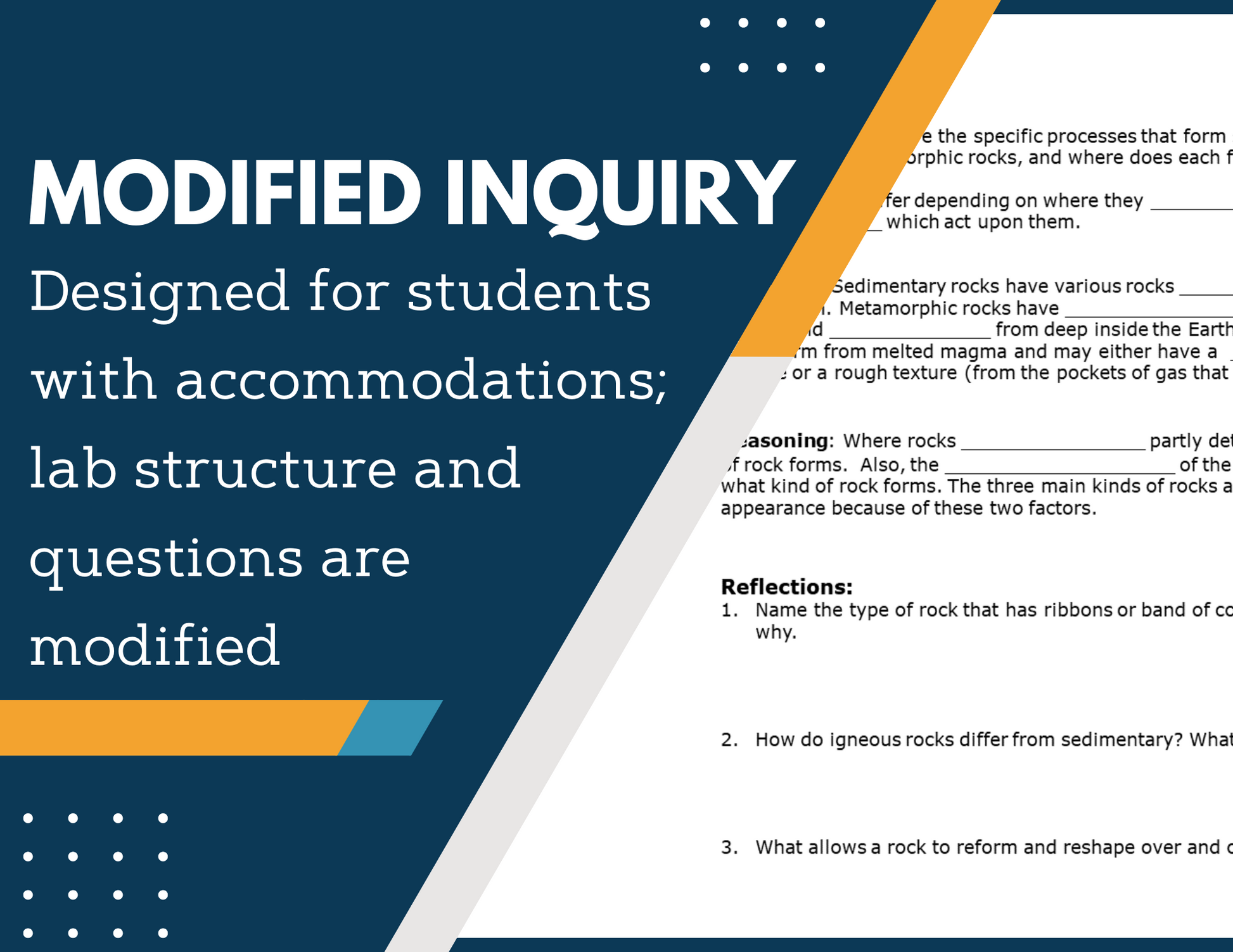 Earth Science Bundle - Print Inquiry Labs with CER - Grades 6-8