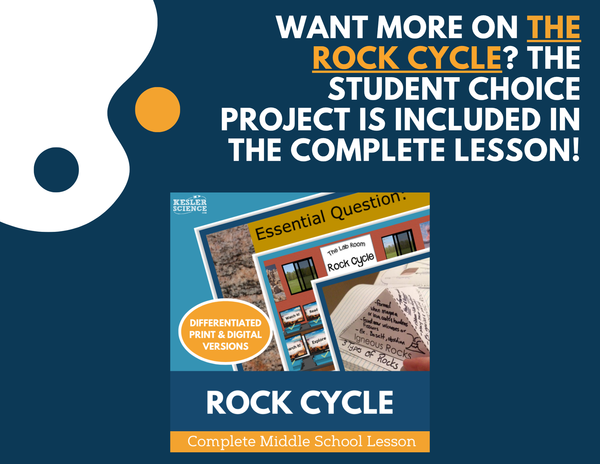 Rock Cycle - Student Choice Projects - MS