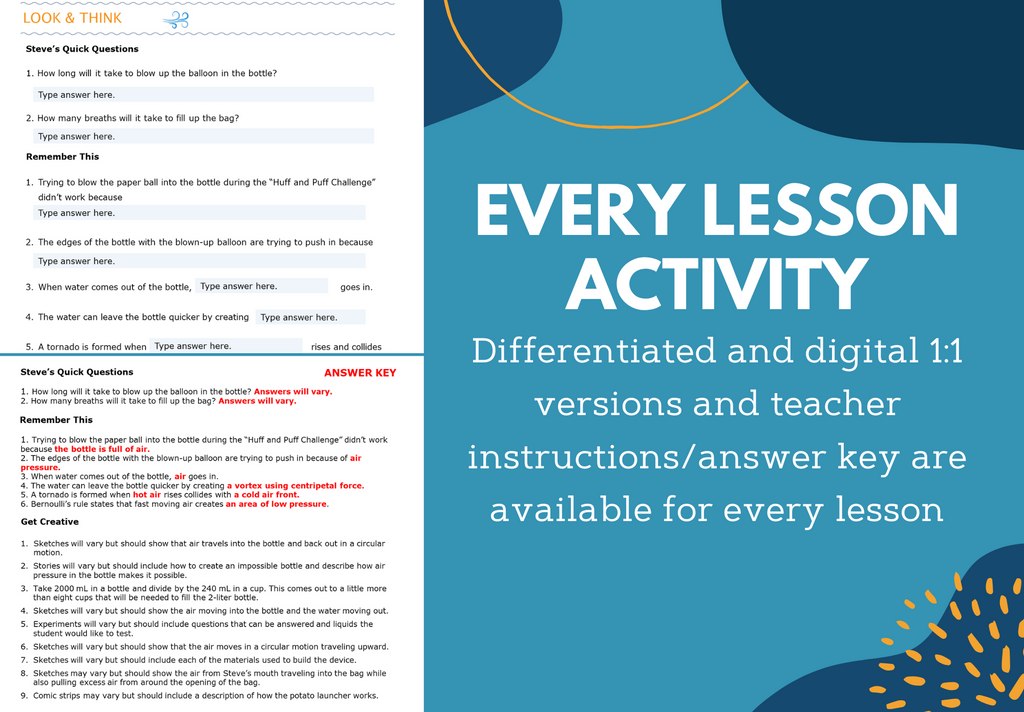 Spangler All About Air Science Classroom Video + Activities