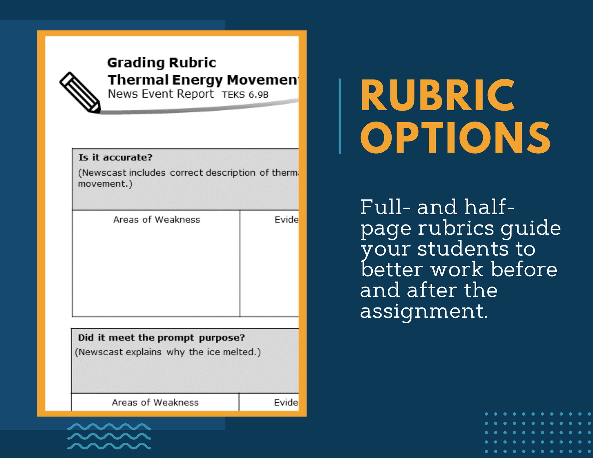Writing Prompts - Thermal Energy Movement - MS 6-8