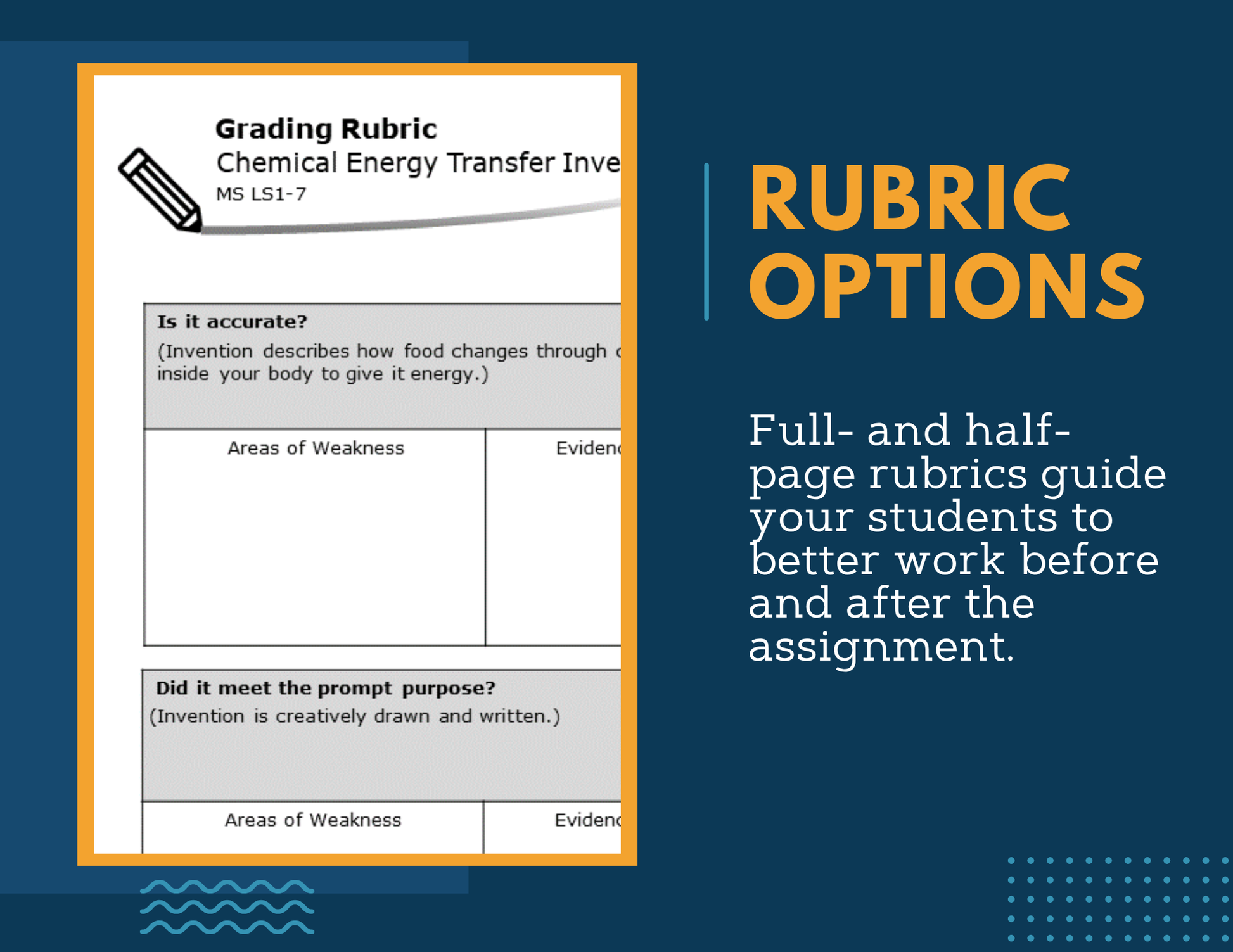 Writing Prompts - Chemical Energy Transfer - MS 6-8 NGSS