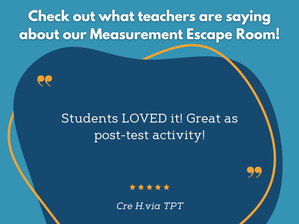 Measurement Escape Room - 6th 7th 8th Grade Science Activity