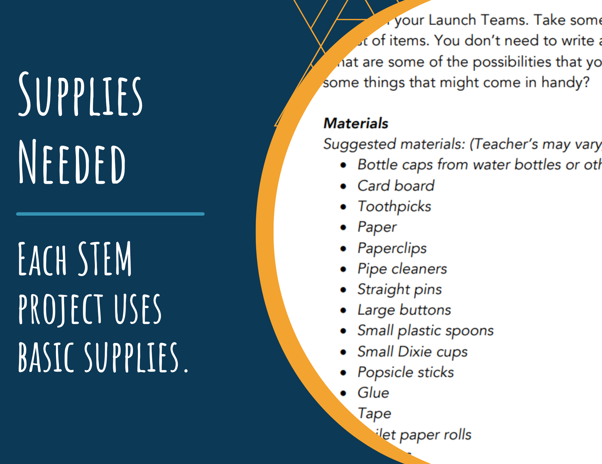 STEM Challenge - Project: Explore Mars - Create a Space Probe for a MARS Mission
