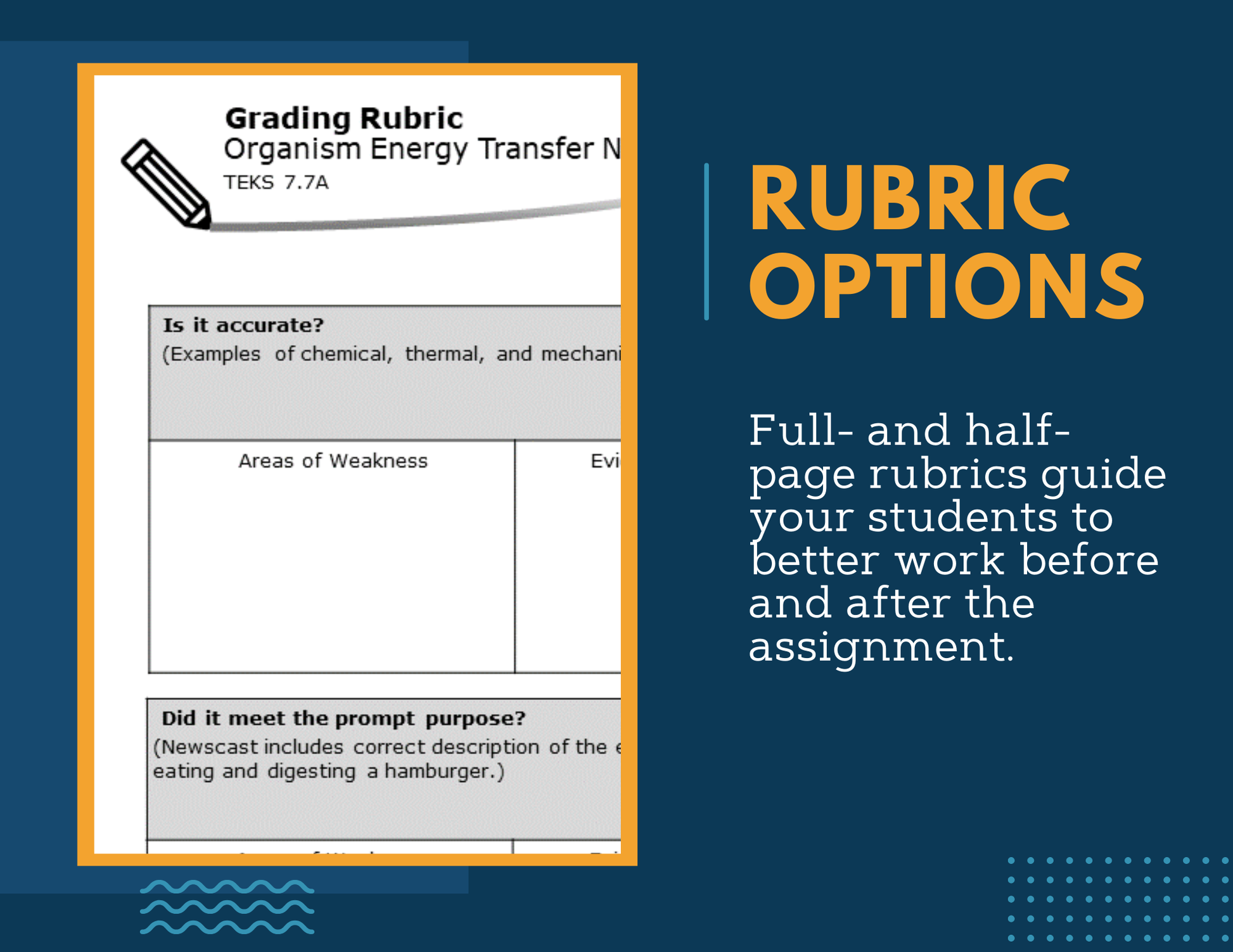 Writing Prompts - Organism Energy Transfer - MS 6-8