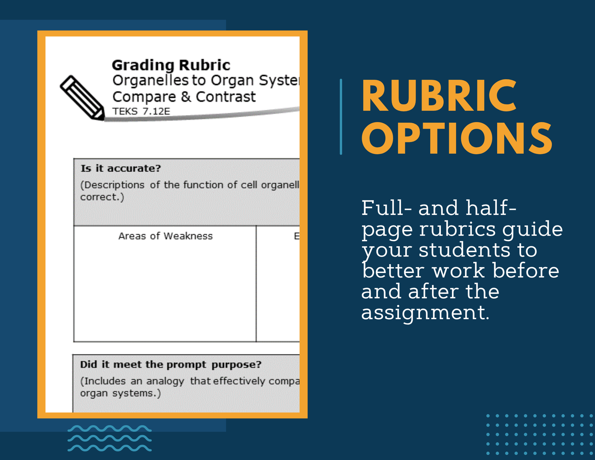 Writing Prompts - Organelles to Organ Systems - MS 6-8