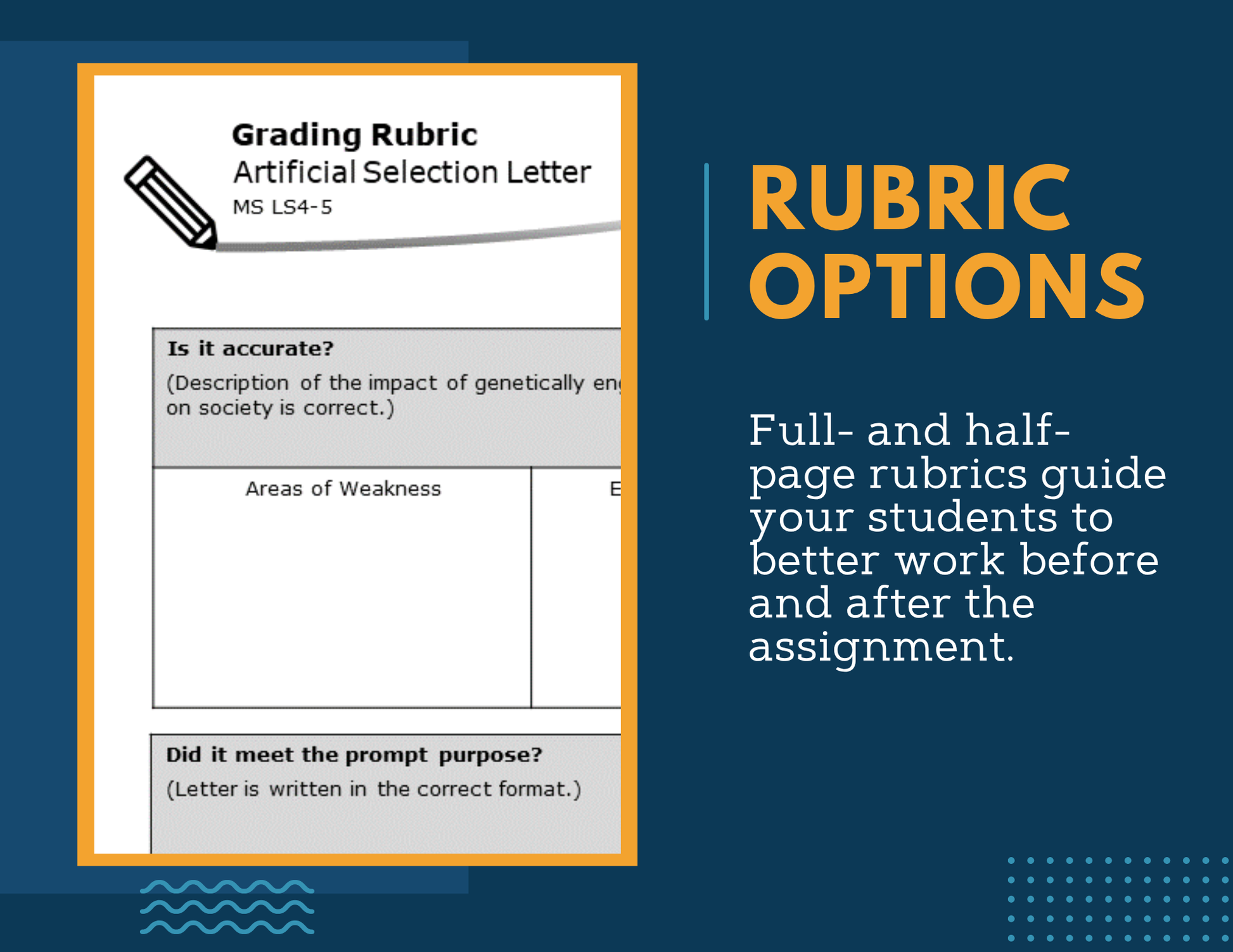 Writing Prompts - Artificial Selection - MS 6-8 NGSS