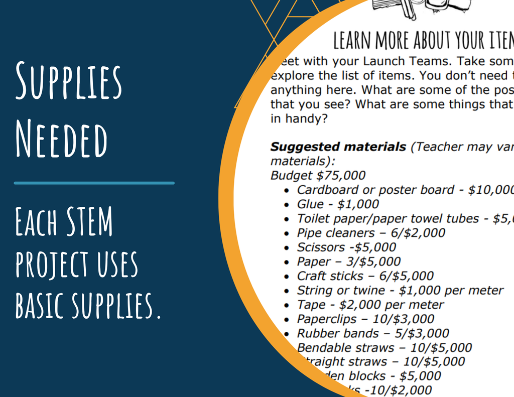 STEM Challenge - Project Quality Construction - Build a Cantilever Crane