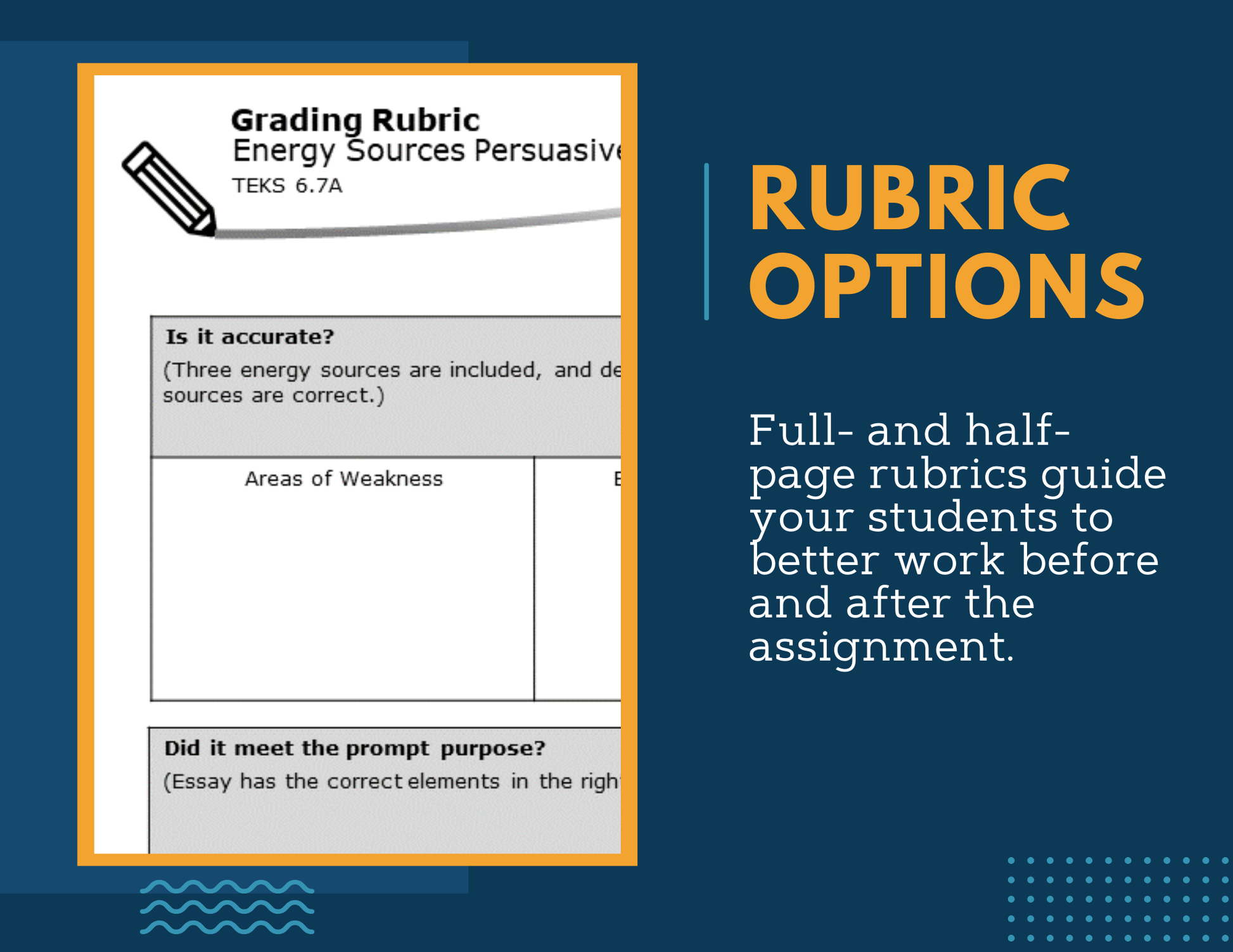 Writing Prompts - Energy Sources - MS 6-8