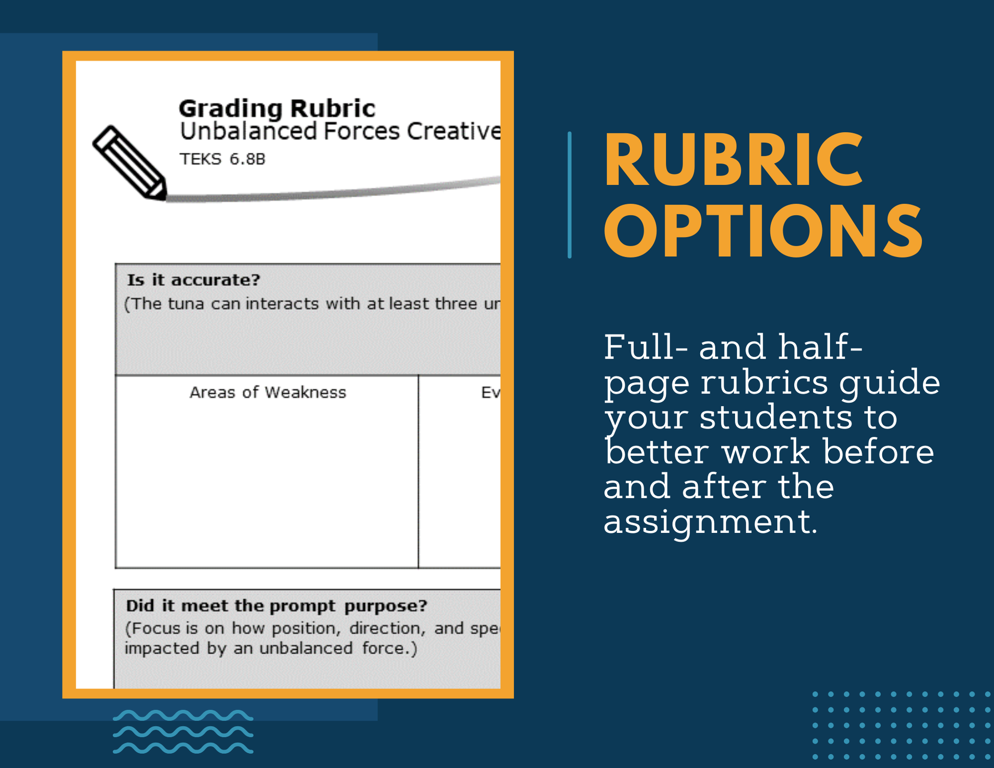 Writing Prompts - Balanced & Unbalanced Forces - MS 6-8