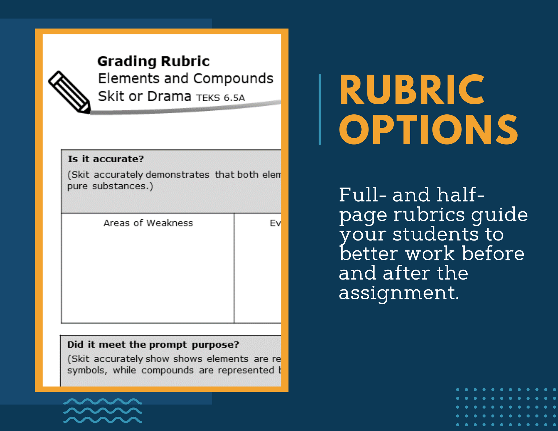 Writing Prompts - Elements & Compounds - MS 6-8