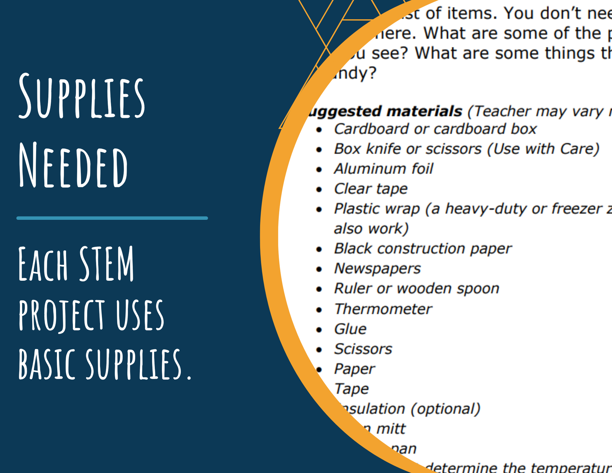 STEM Challenge - Project Sunnyside Up - Build a Solar Oven