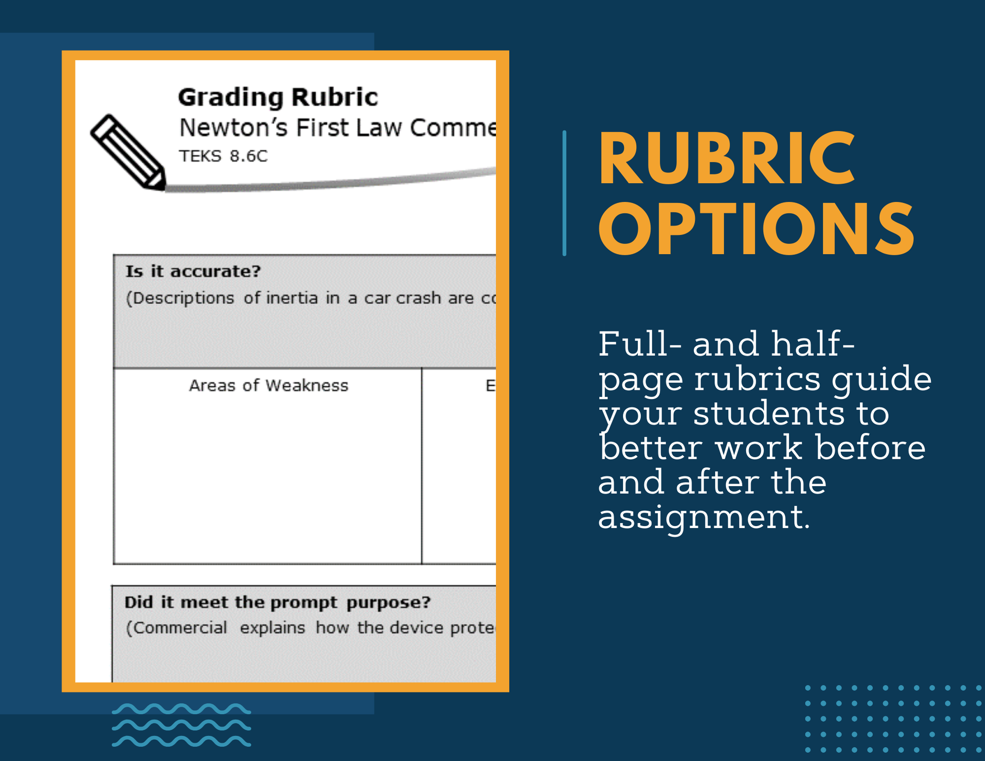 Writing Prompts - Newton's First Law - MS 6-8