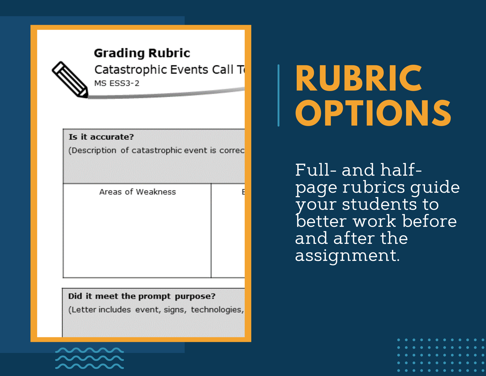 Writing Prompts - Catastrophic Events - MS 6-8 NGSS