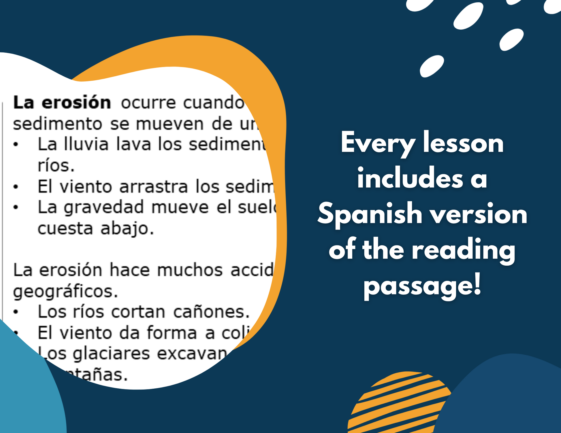 Weathering & Rate of Erosion - Complete Lesson Plan - NGSS 4-ESS2-1 - 4th Grade