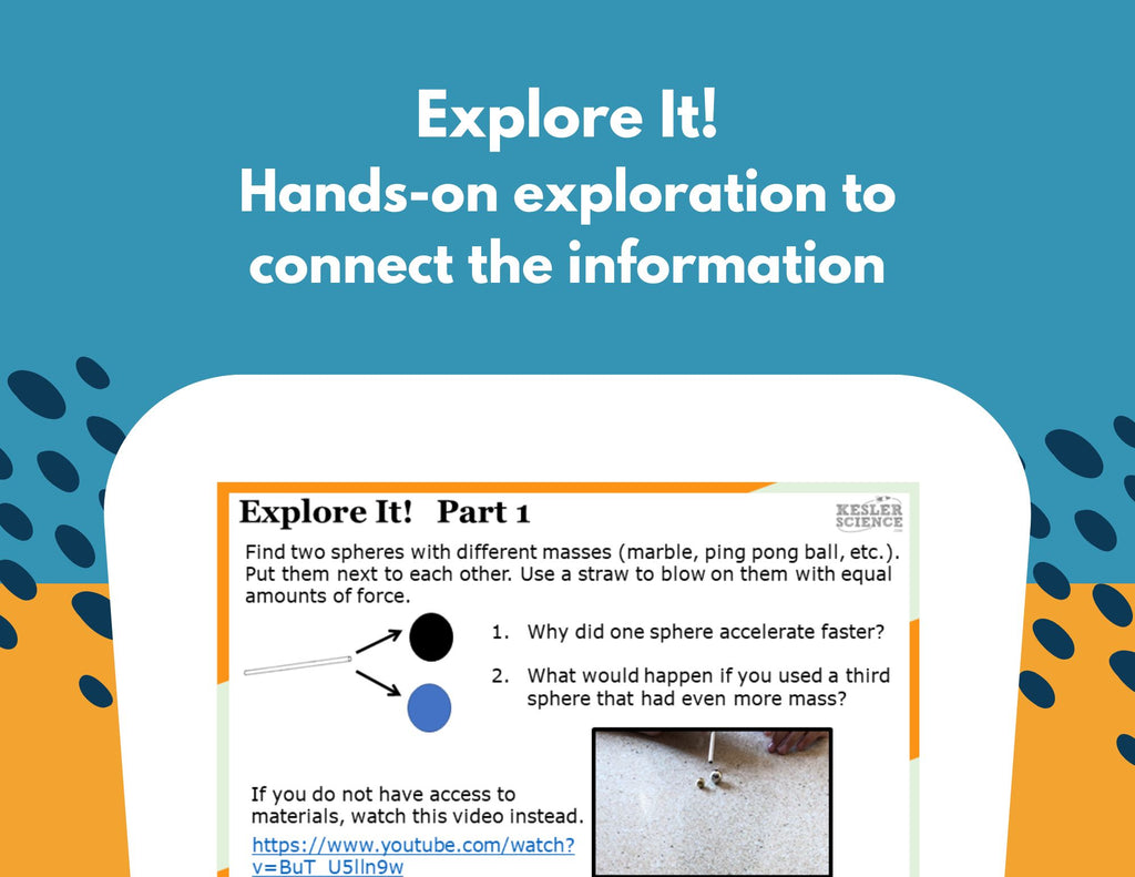 Newton's Laws Station Labs Bundle - Student-Led Station Lab - MS