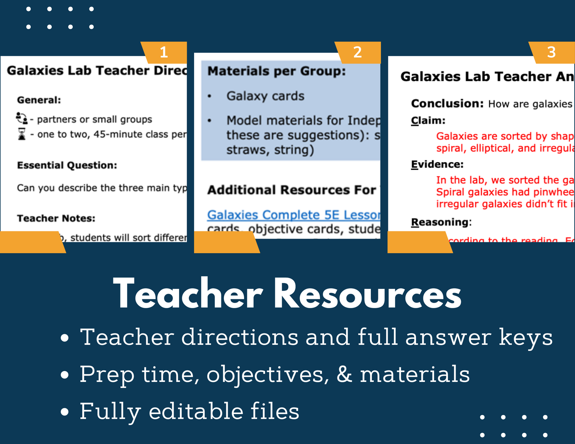 Galaxies Inquiry Lab - MS 6-8 Science