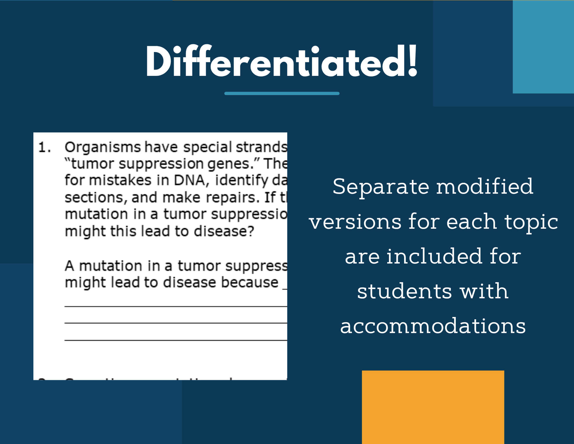 Amazing Anchors Mutations (Gene Hunters) - NGSS MS LS3-1