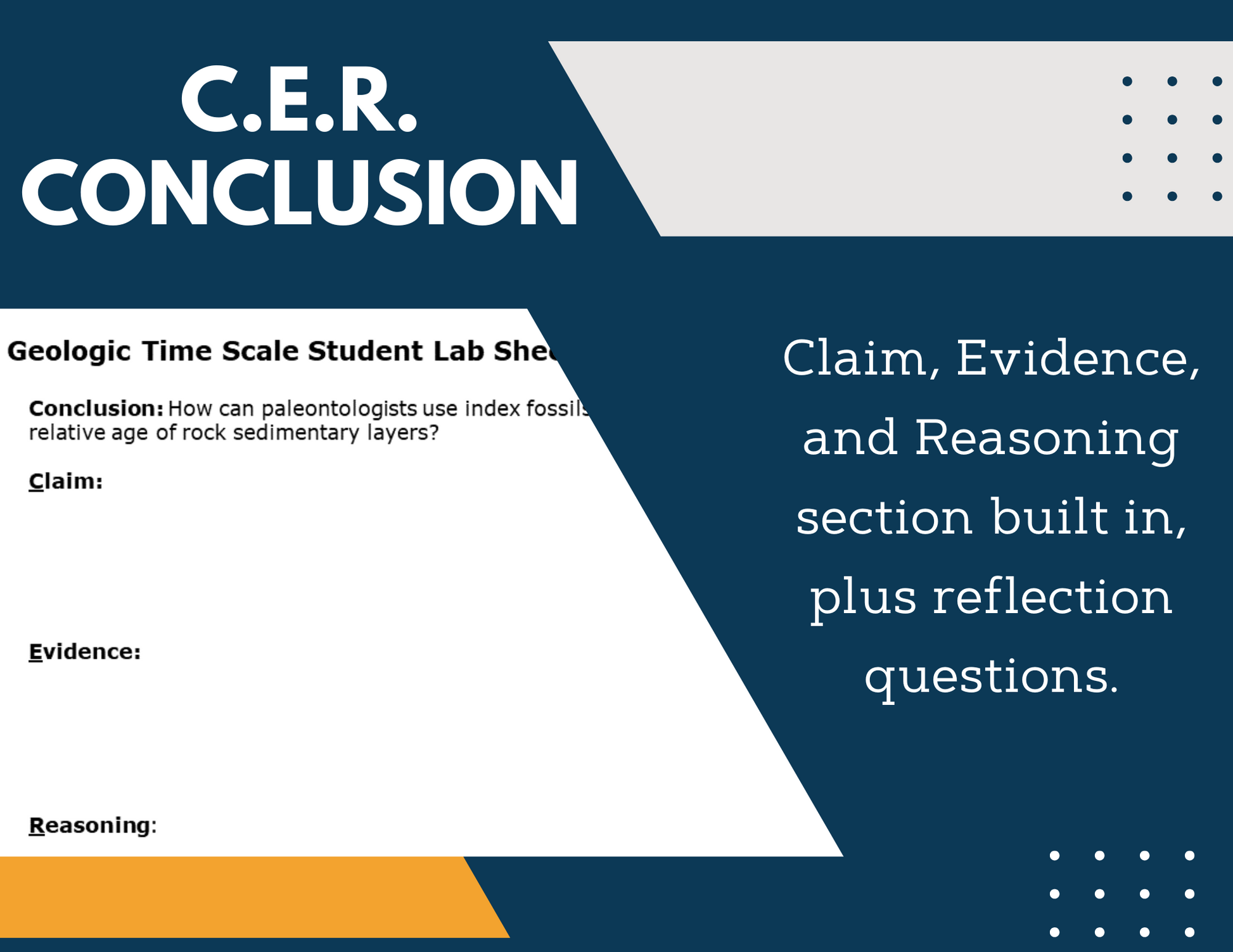 Geologic Time Scale Inquiry Lab - NGSS MS ESS1-4