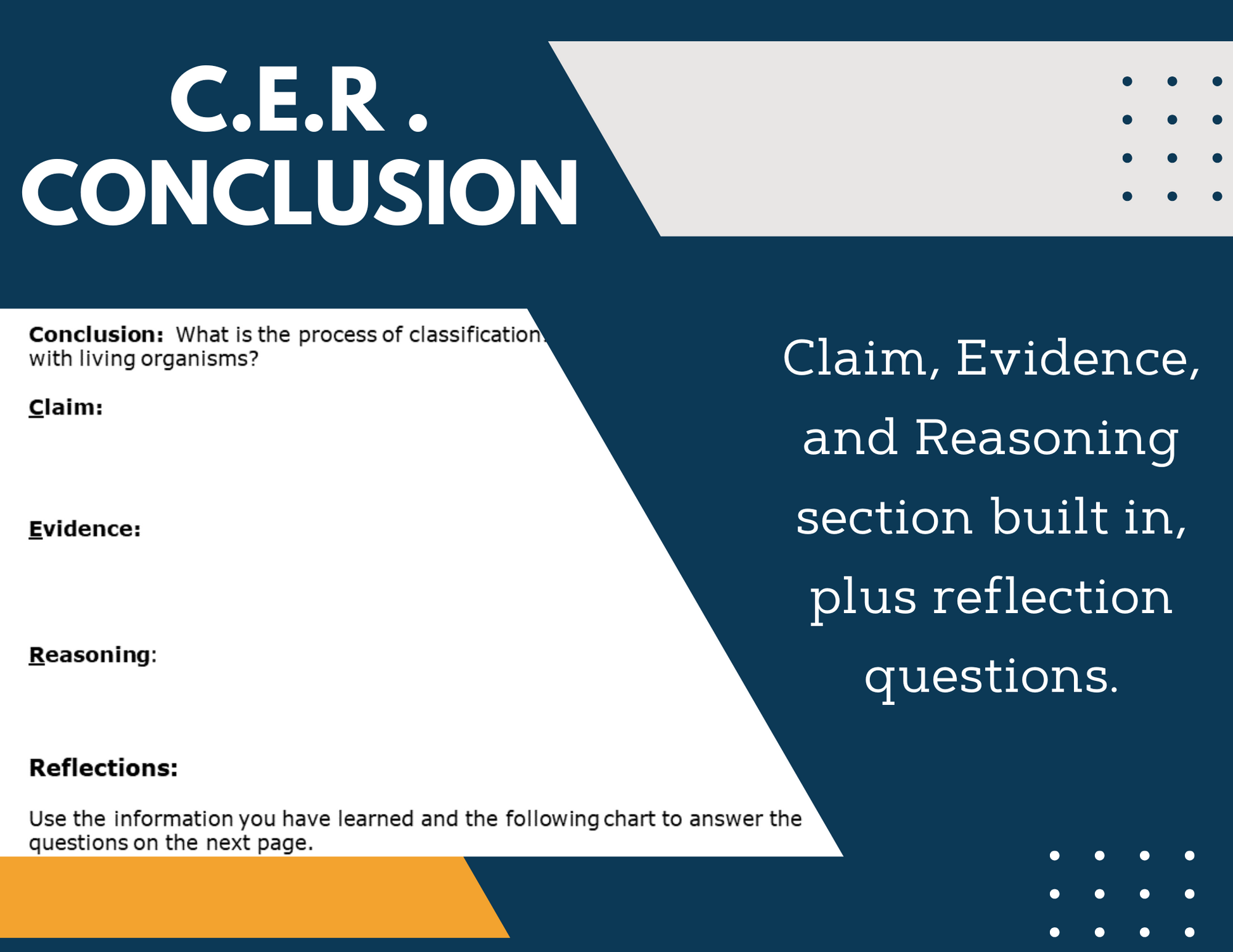 Classification Inquiry Lab - MS 6-8 Science